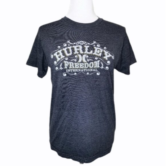 Hurley short sleeved gray logo t-shirt - Picture 1 of 4